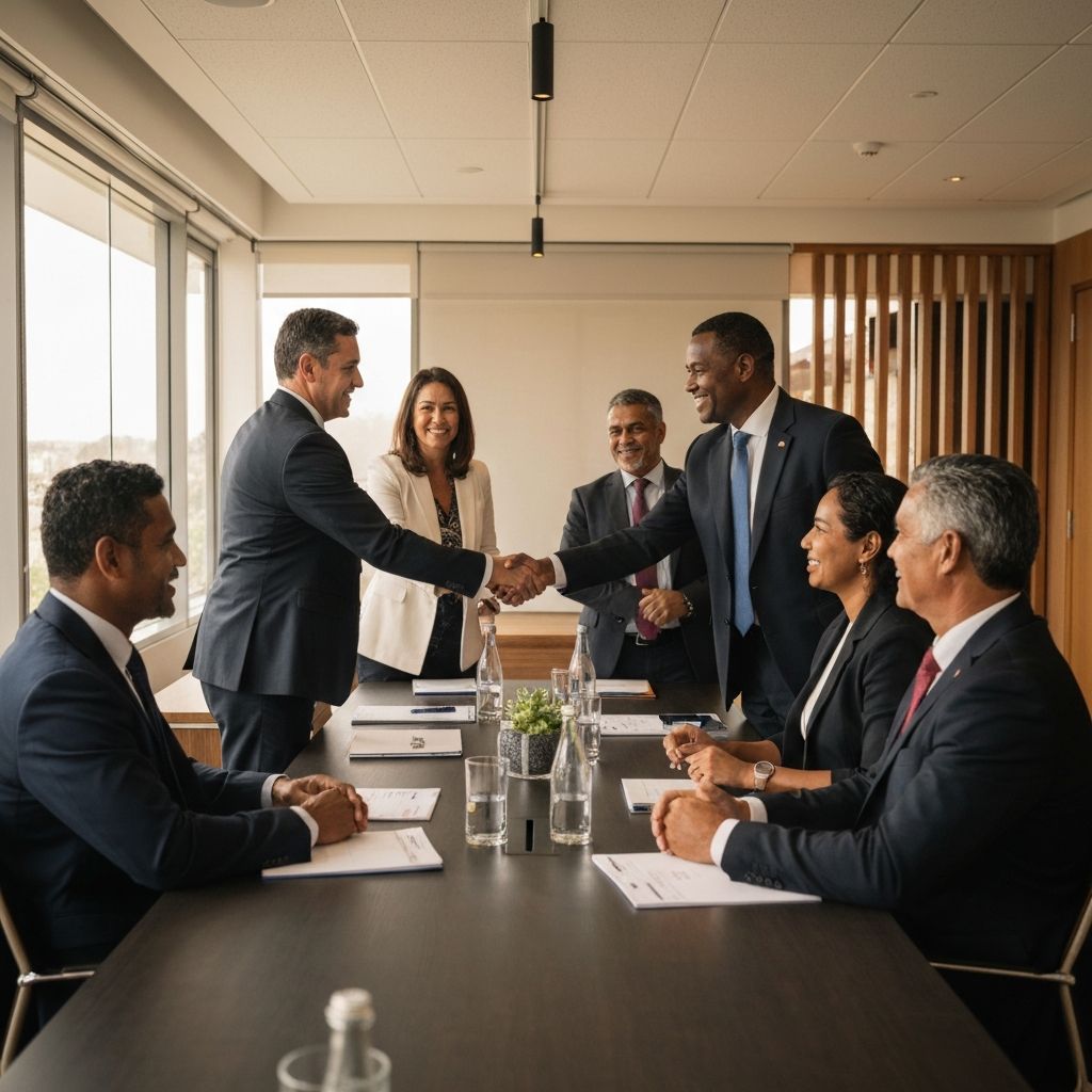 Signature d'un accord de partenariat